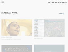 Tablet Screenshot of everardfindlay.com